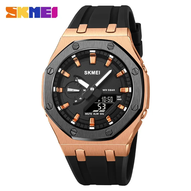 2243 Waterproof Night Glow Electronic Watch Student Electronic Watch Multi Functional Sports Men'S Watch